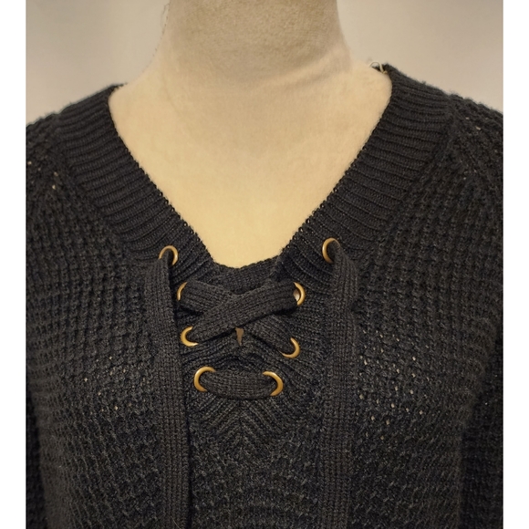 It's our time tie up sweater - Picture 5 of 10